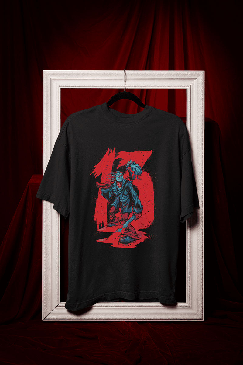 Slasher Mode: Oversize Printed T-shirt