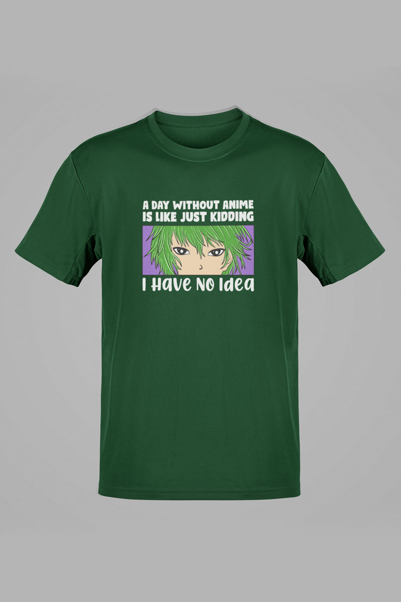Anime Junkie Quote: Classic Printed T-shirt