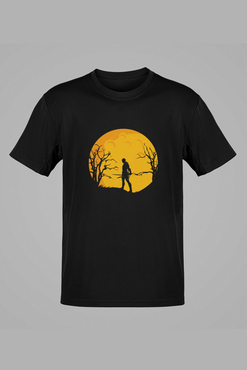 Lone Shadow Warrior: Classic Printed T-shirt