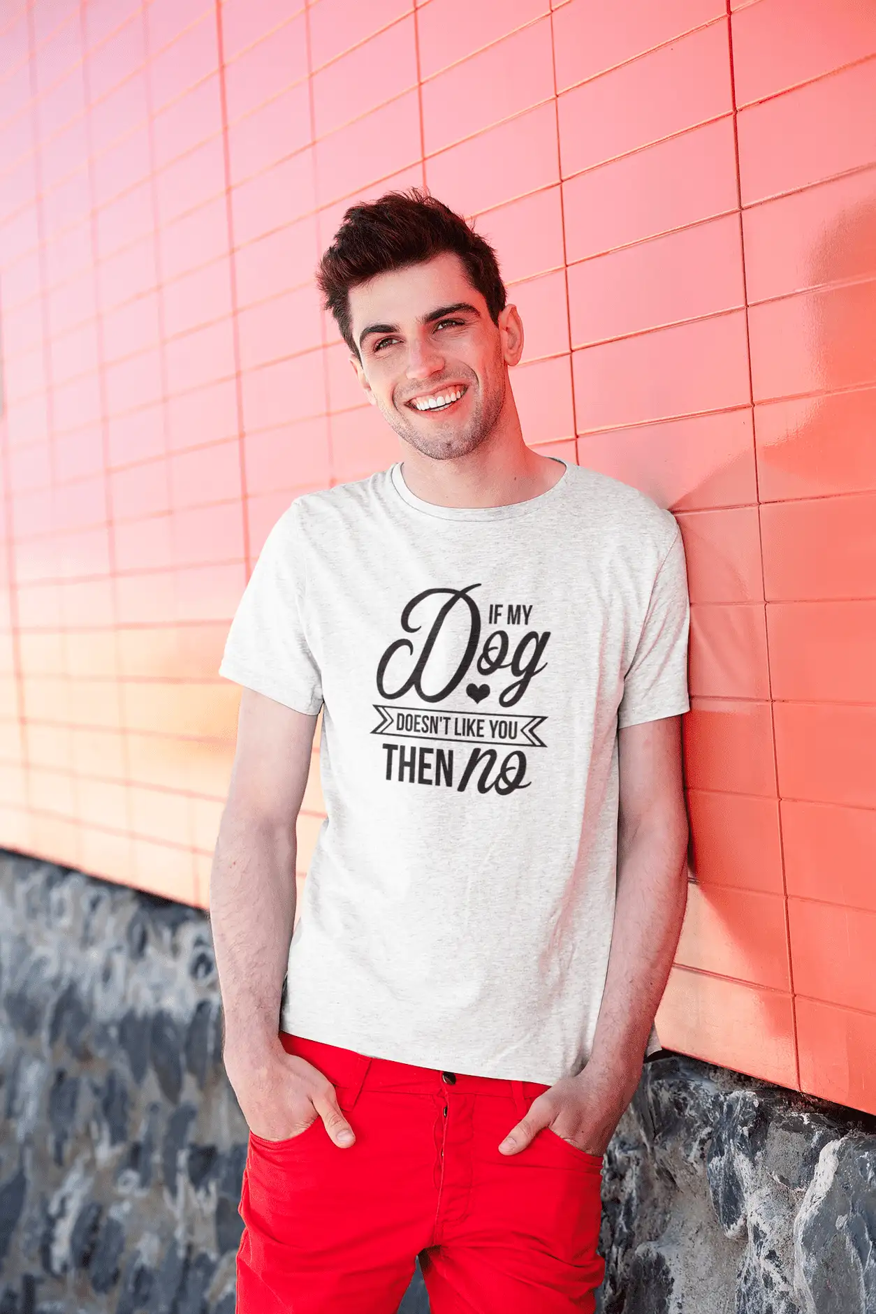 If My Dog Doesn’t Like You, Then No – White Tee