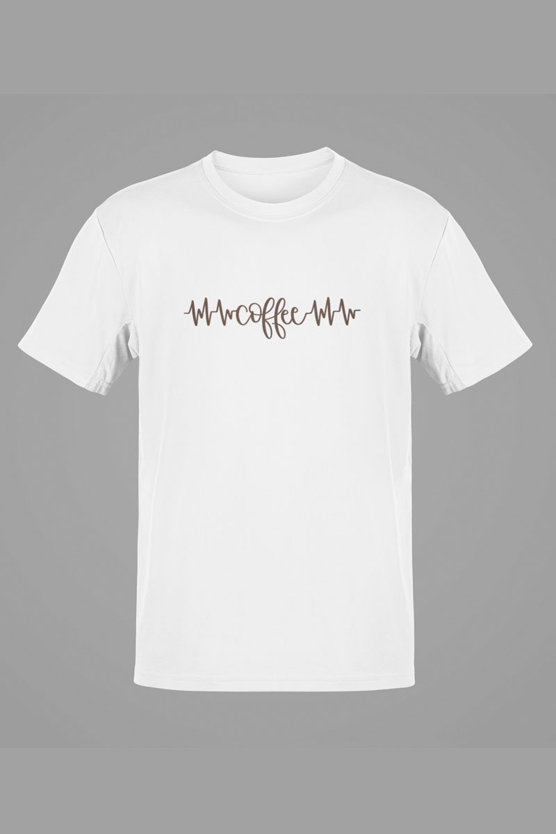 Coffee – White Tee